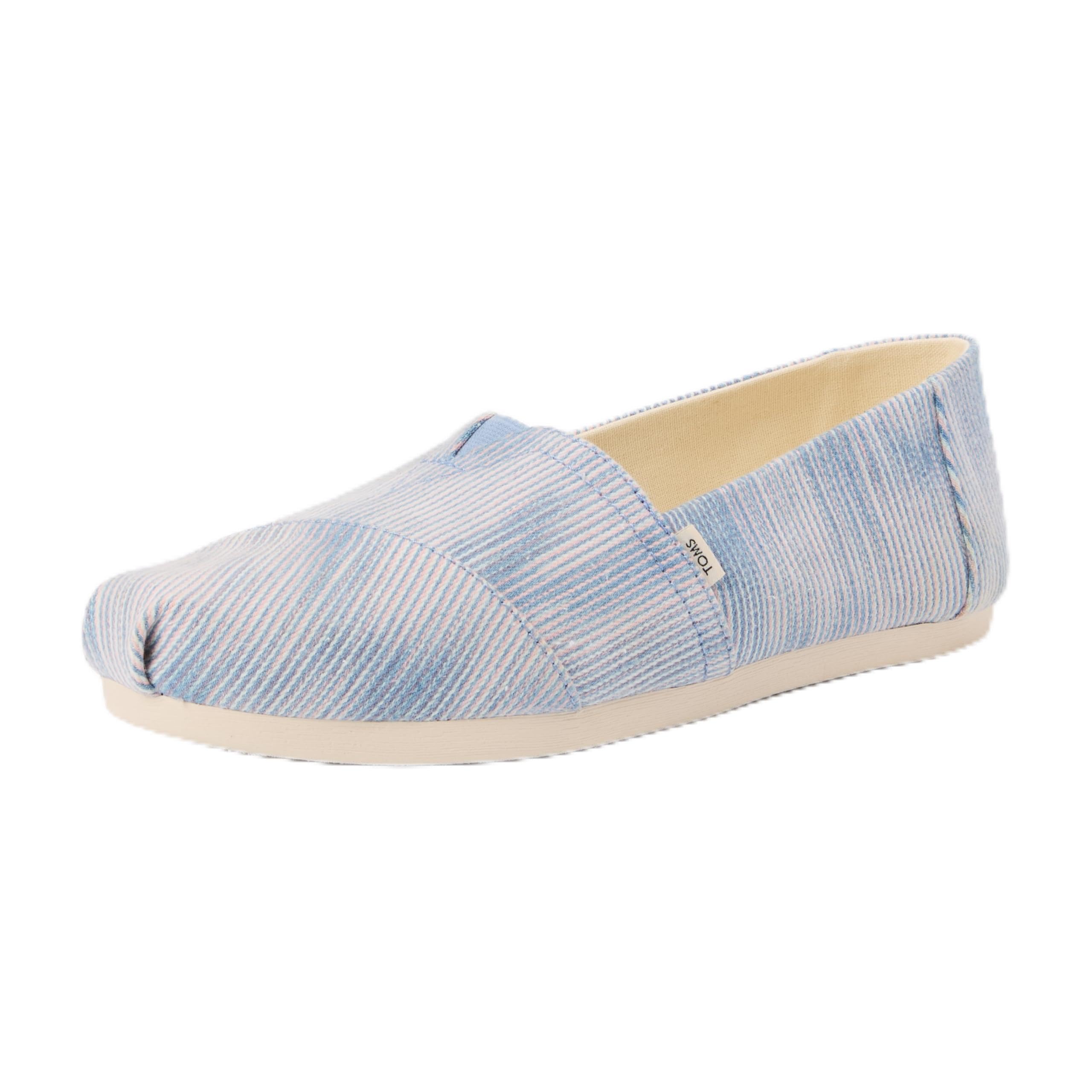 TOMS Women's Alpargata CloudBound Espadrille Loafer Flat, Pastel Blue Novelty Denim, 3.5 UK