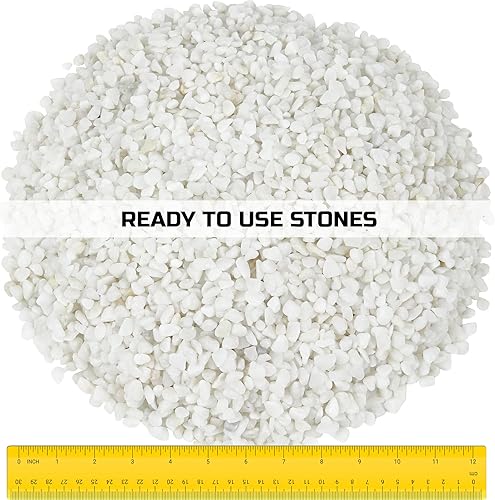 Miniatura 3 de Mezcla de bonsái de 2 libras, mezcla para macetas suculentas, rocas de lava, cactus, suelo, enmienda Onxy blanco