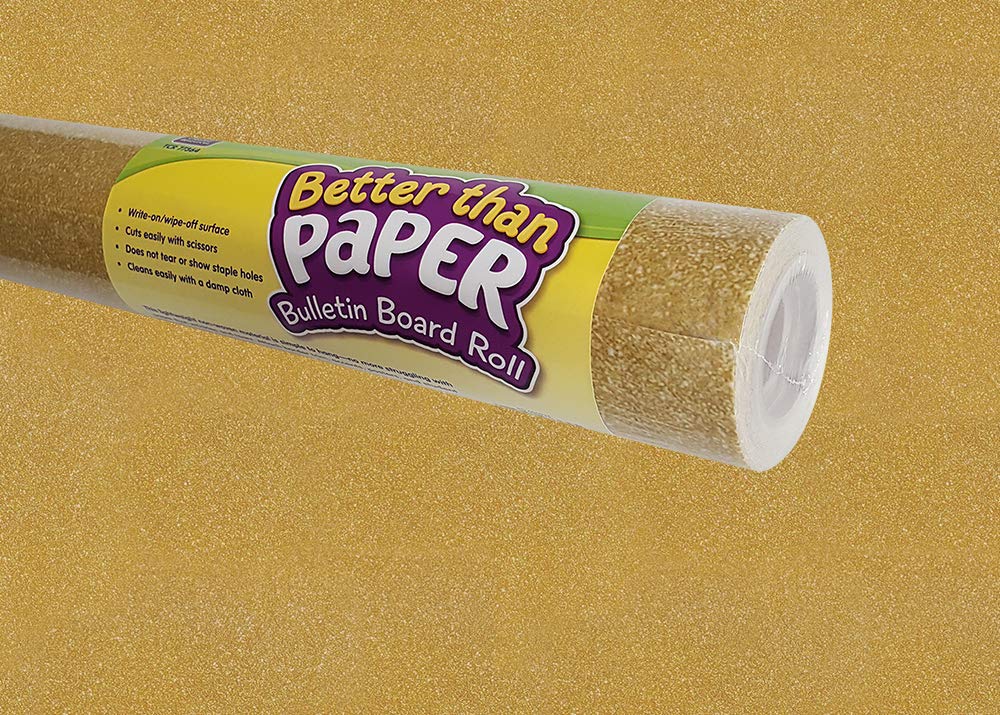 Teacher Created ResourcesBetter Than Paper Bulletin Board Roll, Gold - 77364