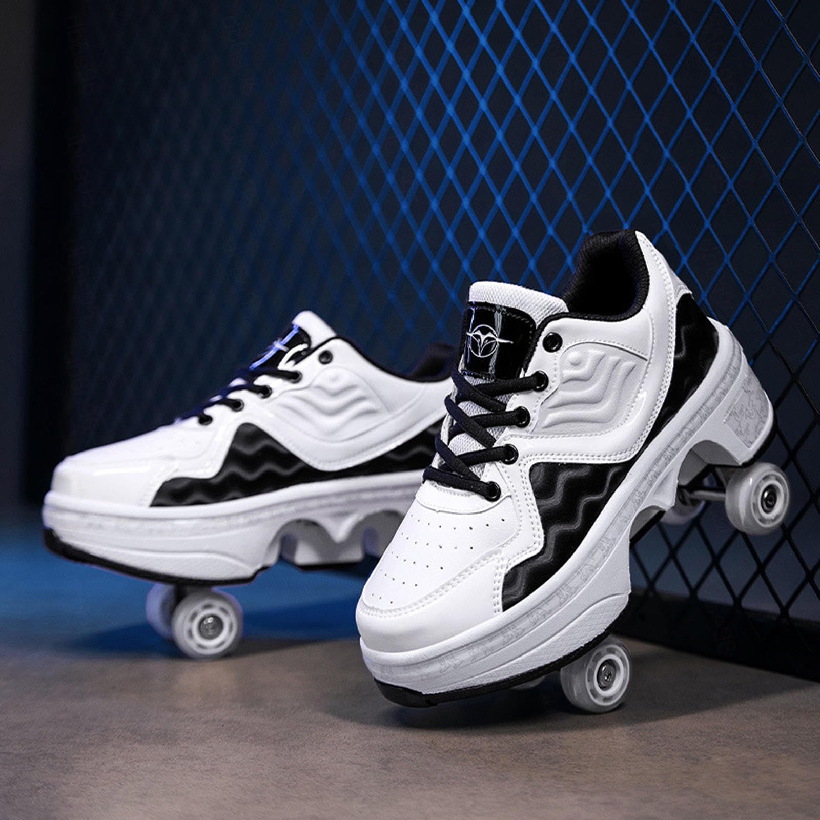 StejaR Patines Ajustables para 4 Ruedas Ajustables, Patines multipropósito en Dos para niños y niñas,34
