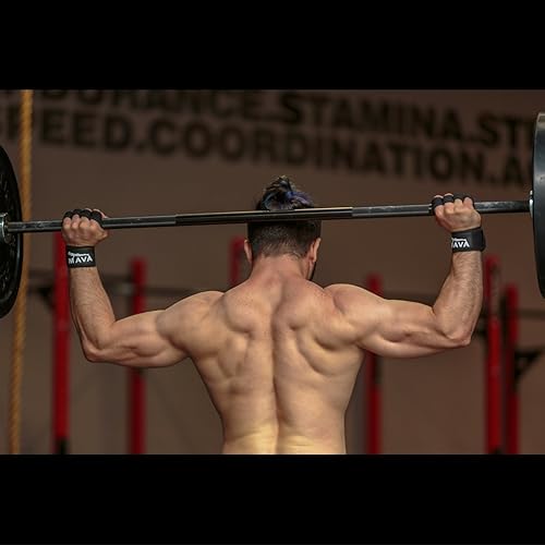 Miniatura 5 de Mava Sports Guantes de entrenamiento cruzado con soporte de muñeca para WOD, entrenamiento de gimnasio, levantamiento de pesas y fitness, acolchado