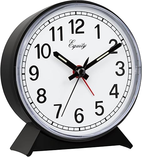 Miniatura 3 de Equidad por la Crosse Technology 14075Negro Wind-up despertador analógico (by Equidad by La Crosse Technology