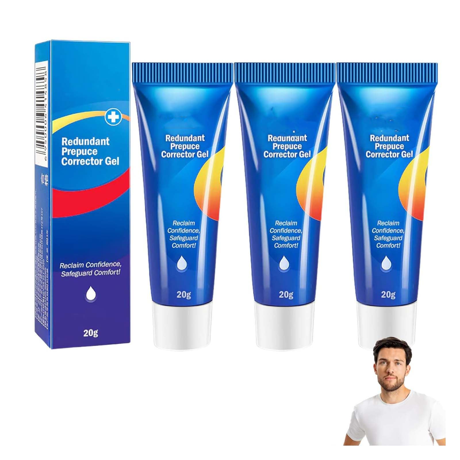 Bruteco Redundant Prepuce Corrector Gel,Bruteco Official Gradual Correction for Increased Comfort,BruteCo Correction Gel,Moisturizes and Hydrates The Skin,Phimosis Foreskin Correction Gel (3)