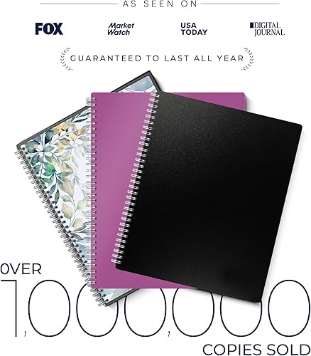 Miniatura 2 de Ensight Libro de citas y planificador 2026 Ensight de 6.5 x 8.5 pulgadas, con pestañas grandes, diario por hora, semanal, agenda de 30 minutos,