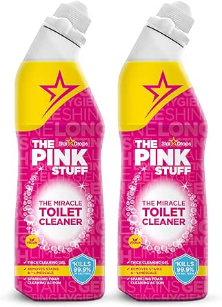 Stardrops The Pink Stuff The Miracle Toilet Cleaner, 750ml x 2
