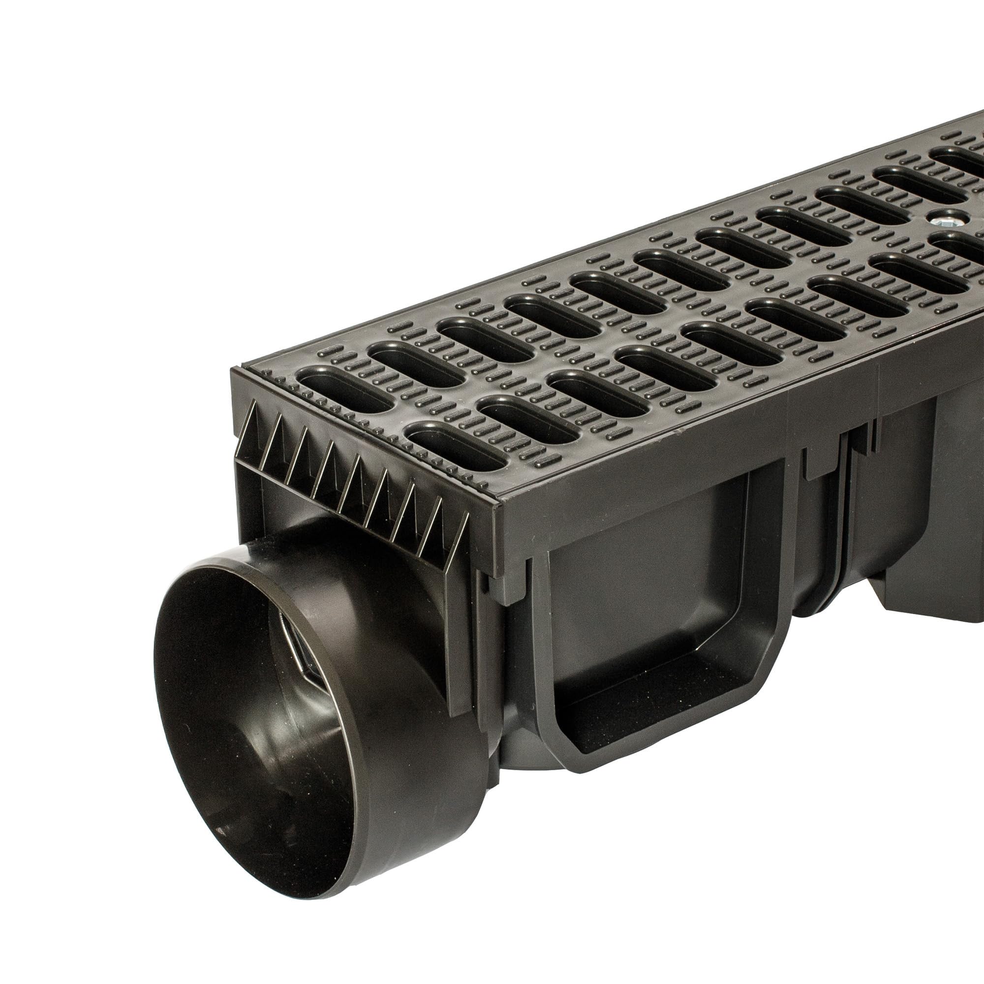 ScarMaxx - Entwässerungsrinne Set - Bodenrinne - Stegrost Classic Schwarz - Bild 8 von 91