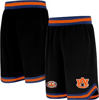 Ultra Game Men's NCAA Official Supreme Poly Air Mesh Shorts