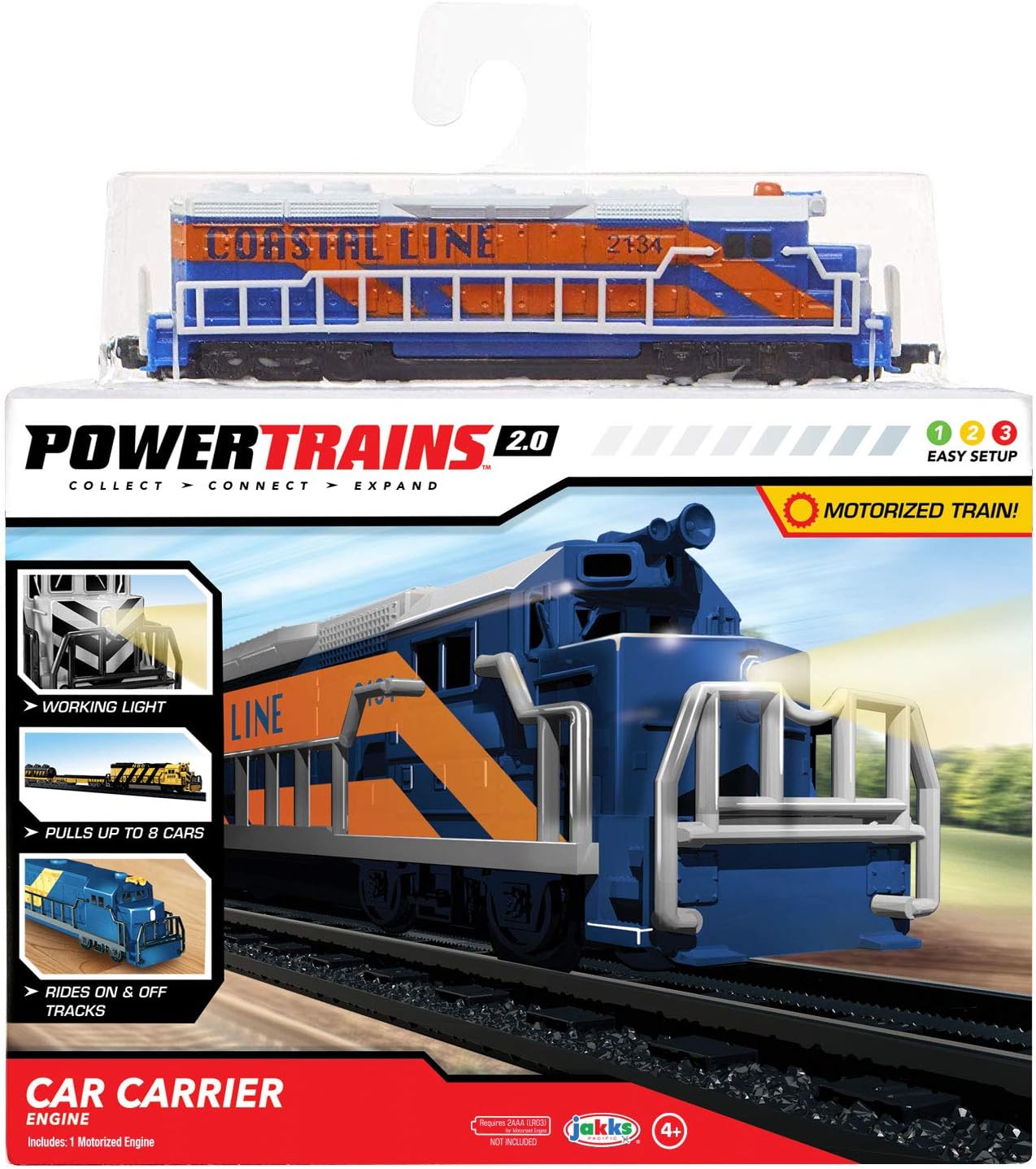 Power Trains Engine Pack Series 2, Battery Powered Train Engine, Motorized N Scale Model Train