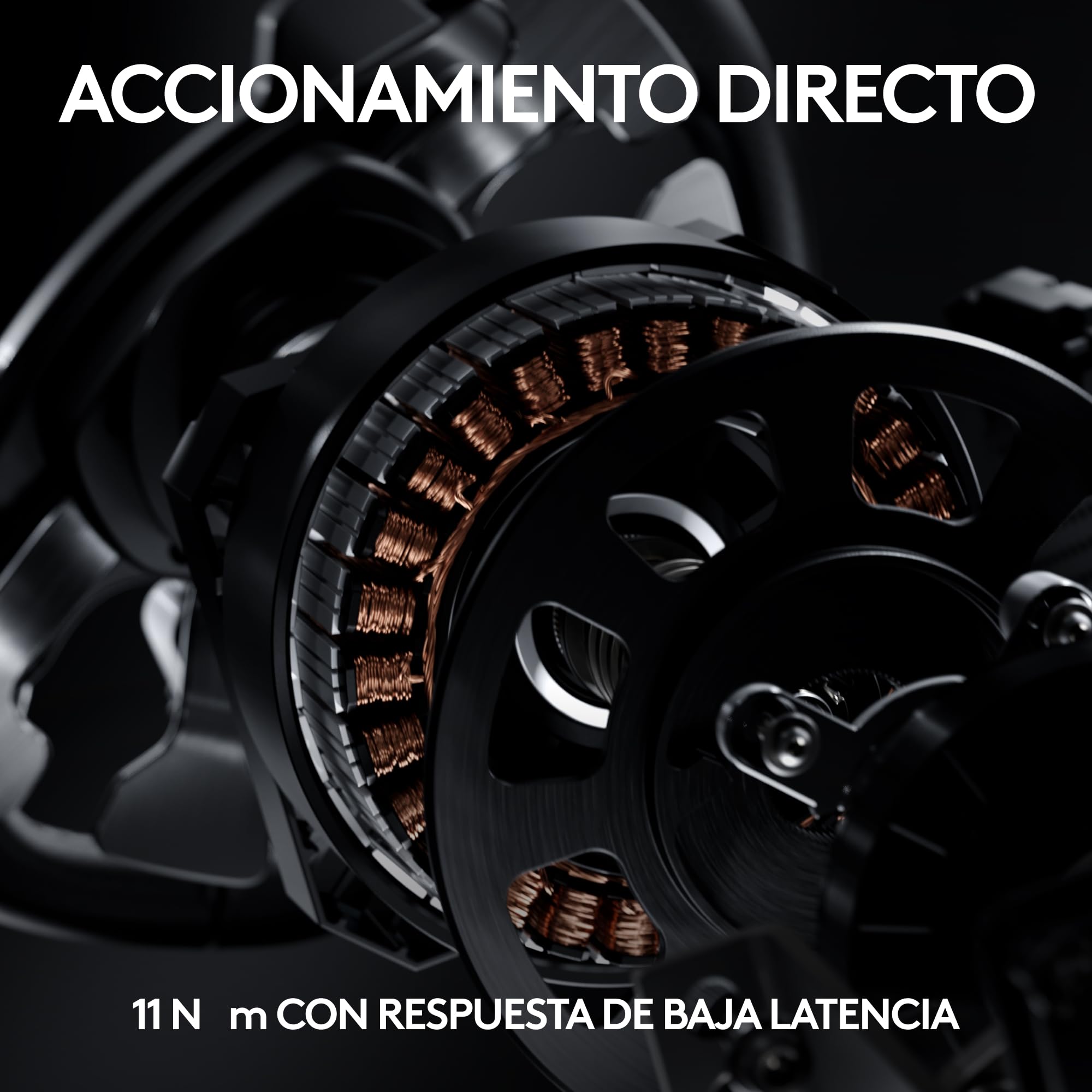 Logitech PRO Racing Wheel + PRO Racing Pedals, PS5, PS4 y PC | Pack volante y pedales, accionamiento directo 11 N⋅m, respuesta ultrarrealista, acabado premium - Negro