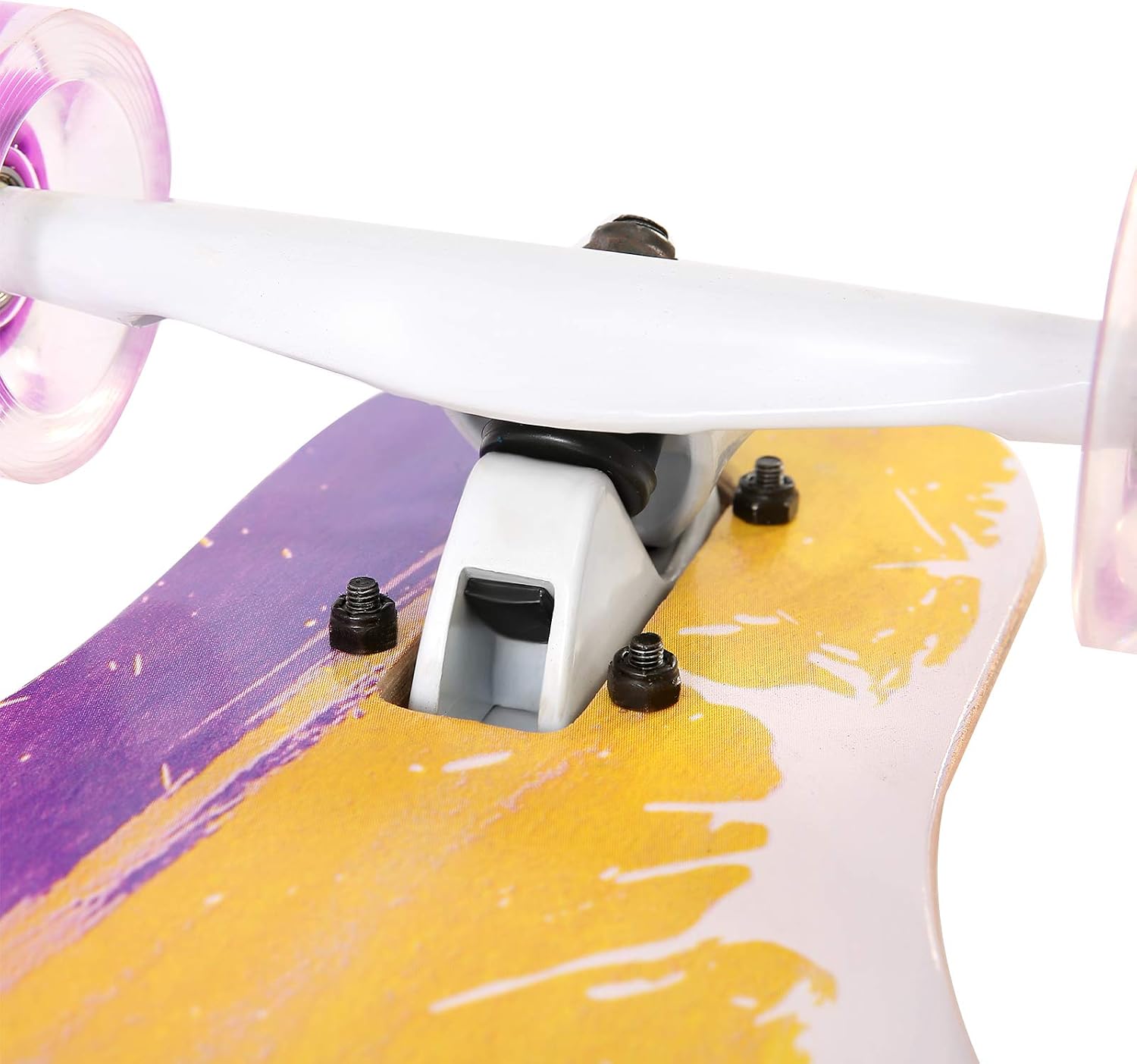 Xapwell 41 Inch Longboard Skateboard Complete Cruiser Complete Freestyle Drop Down Cruiser Maple Skateboard Professional Beginners