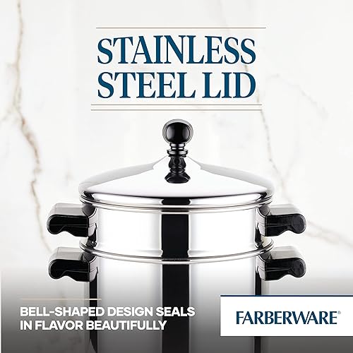 Miniatura 7 de Farberware Olla clásica de vapor hecha en acero inoxidable 3 qt