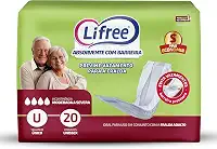 Lifree Absorvente Geriátrico 20 Unidades