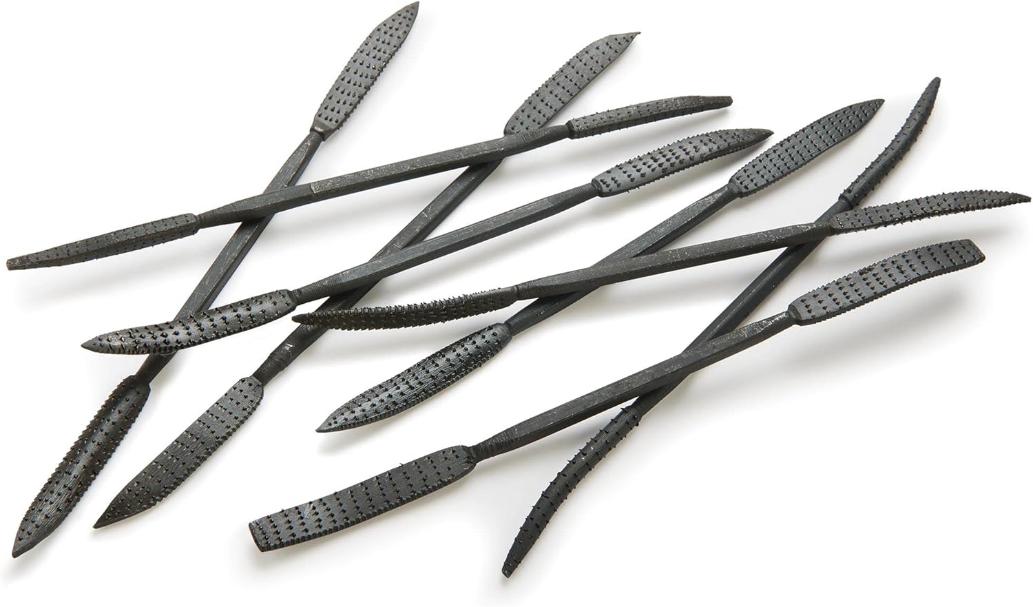 Woodriver Large Riffler Rasp Set - Coarse - 8-Piece
