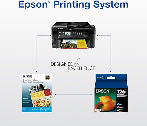 Miniatura 5 de DURABrite T126120 Ultra 126 Inyección de tinta Epson de alta capacidad, color negro, Amarillo