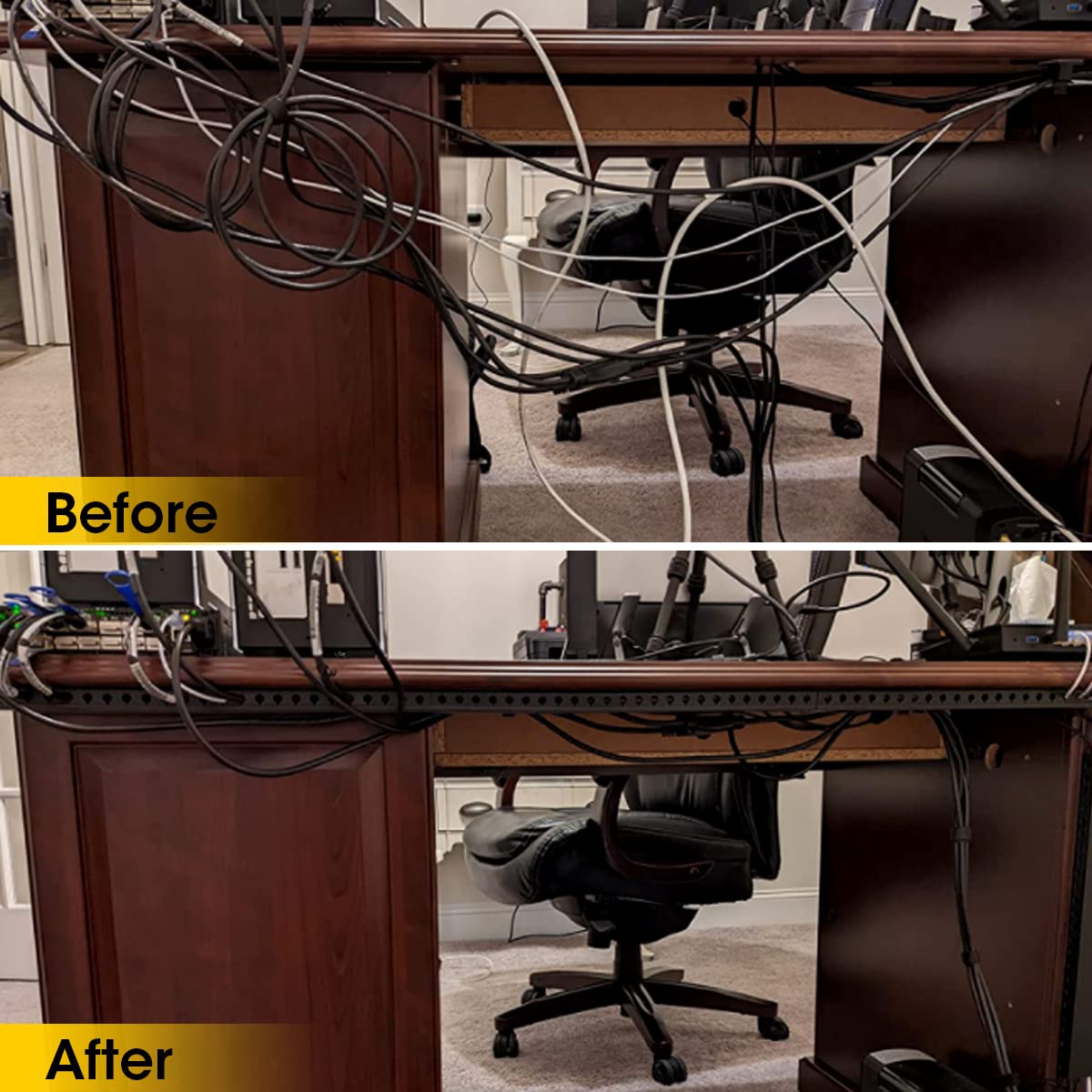 Cable Raceway Kit, Stageek Cable Management System Kit Open Slot Wiring