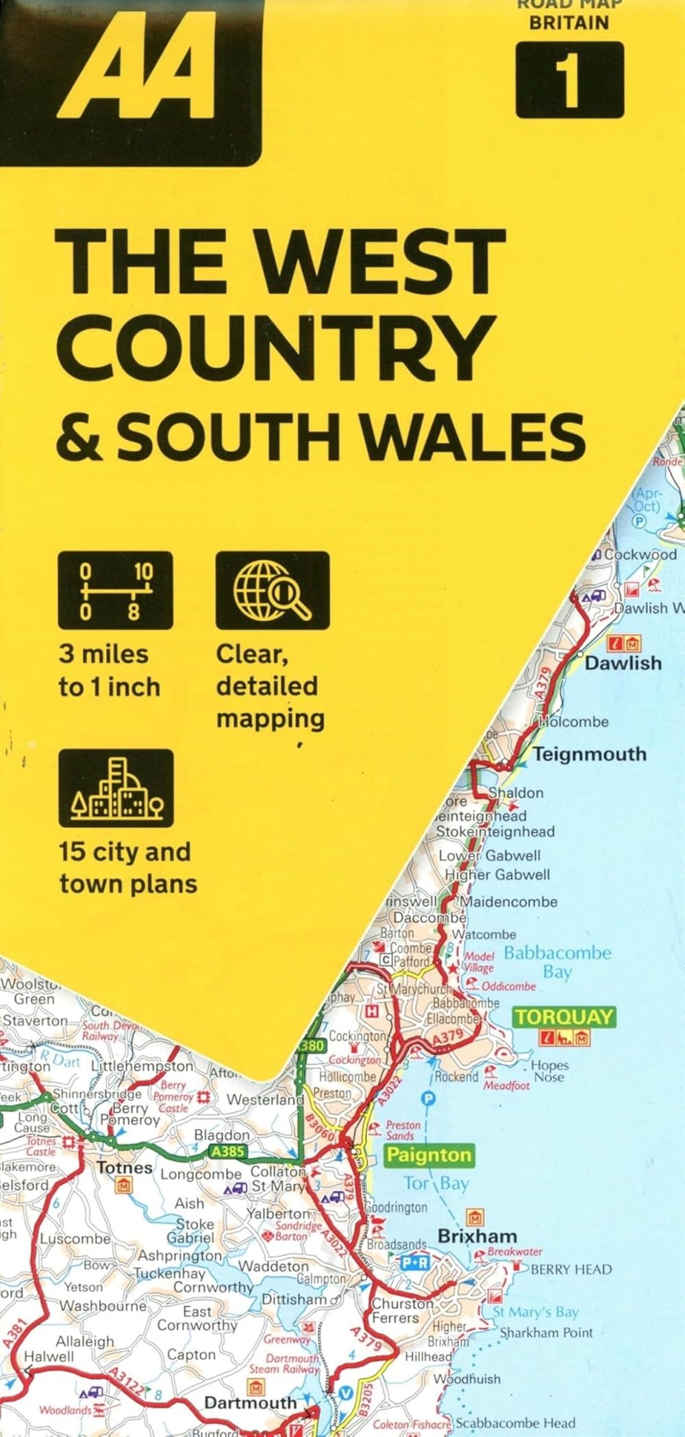 AA Road Map The West Country & South Wales