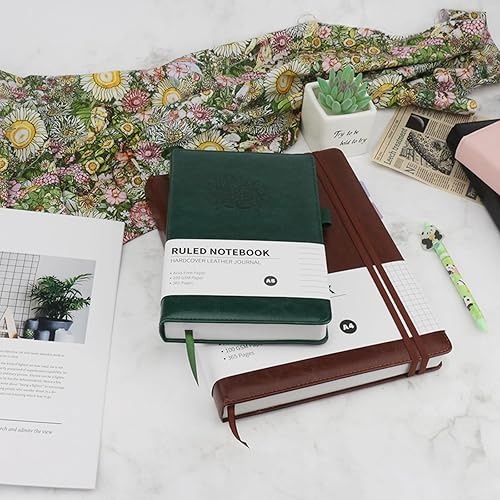 Miniatura 14 de Cuaderno de papel cuadriculado de 8.5 x 11 pulgadas, tapa dura de cuero para mujer, diario gráfico A4 de 365 páginas, cuaderno gráfico rosa