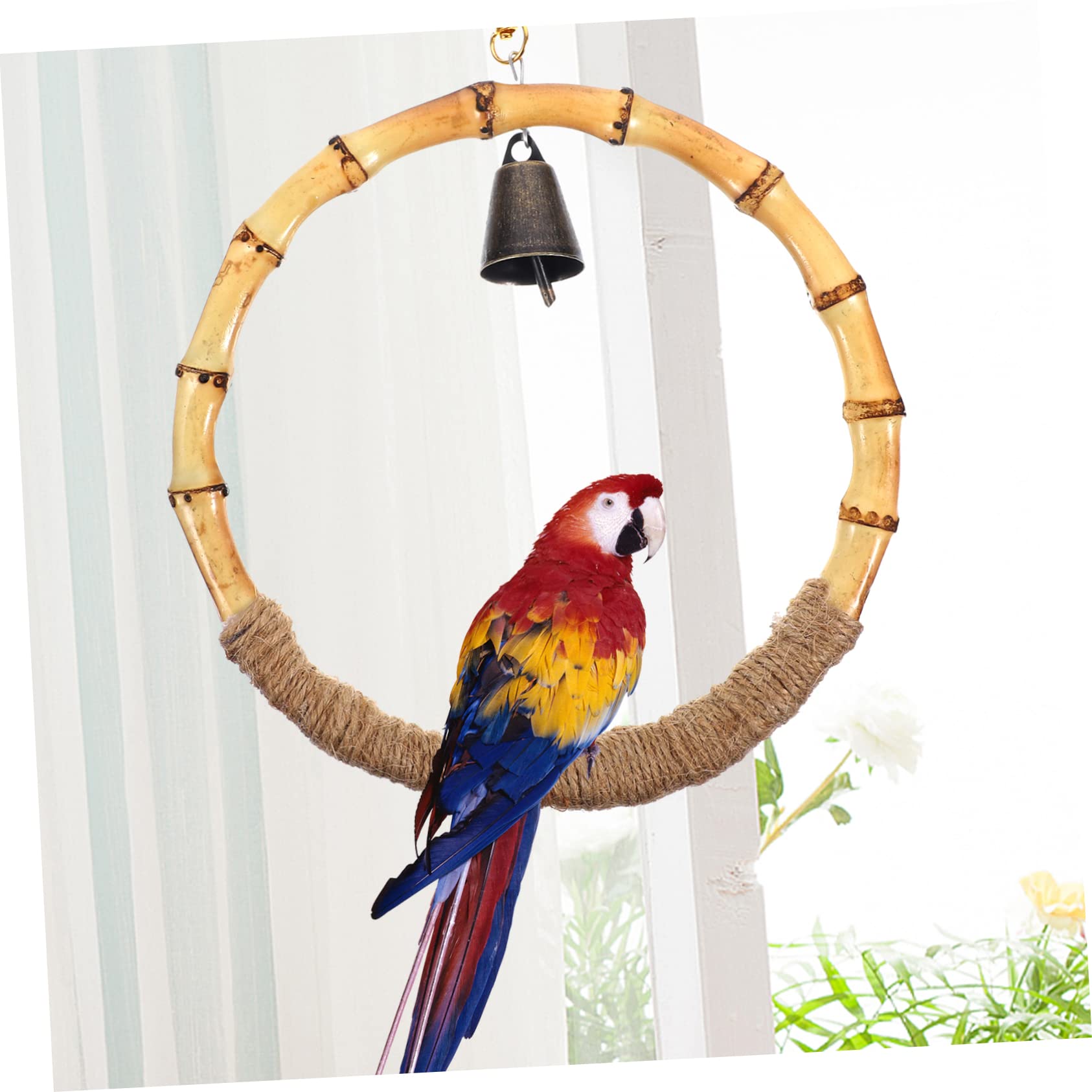 Yardwe 5stücke Parakeet Spielzeug Für Vögel Hängeschaukel Stabilem Für Wellensittiche Und Nymphensittiche Sorgt Für Stundenlangen Spielspaß Im Vogelkäfig Kleine