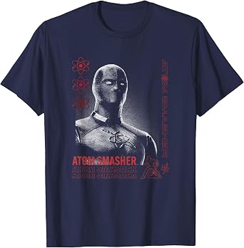 Black Adam Atom Smasher Side Portrait T-Shirt