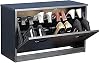 Venture Horizon Stackable Single Shoe Cabinet - Black