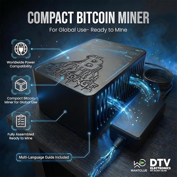 Bitforge Nano Open-Source Bitcoin Miner | Dual BM1370 ASIC, Up to 2.5TH, 12V | Compact Solo Miner Bitcoin Mining Machine - 3
