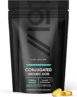 CLA Softgels 1250mg - Conjugated Linoleic Acid (CLA) Tonalin - Diet and Weight Loss Supplement - 60 Softgels - No Additives — Non-GMO, Gluten Free.