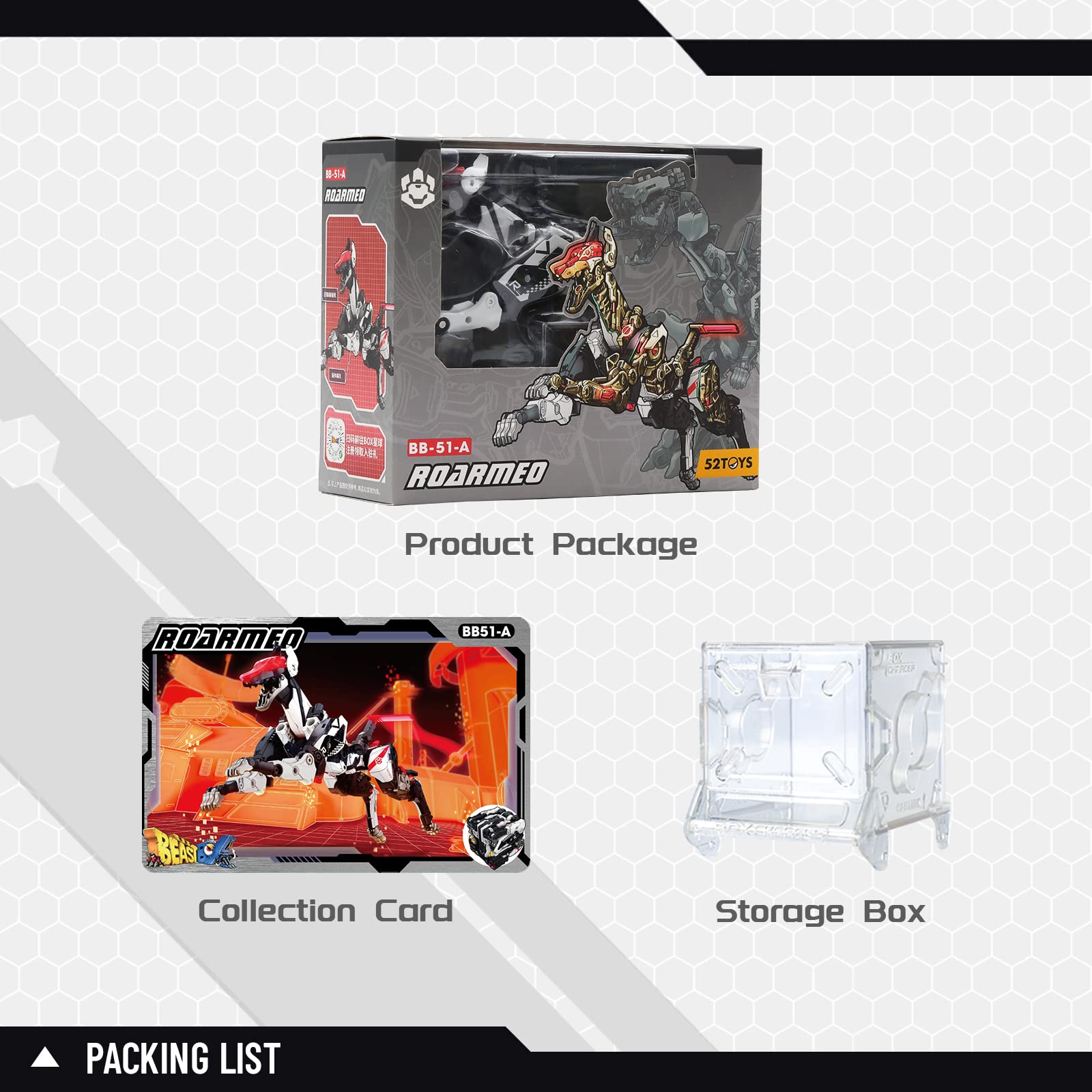 52TOYS BEASTBOX BB-53CL ROSEUS - Action Figure Convertibile Da Cubo A Fenicottero Mecha, In ABS, Per Collezionisti 15+