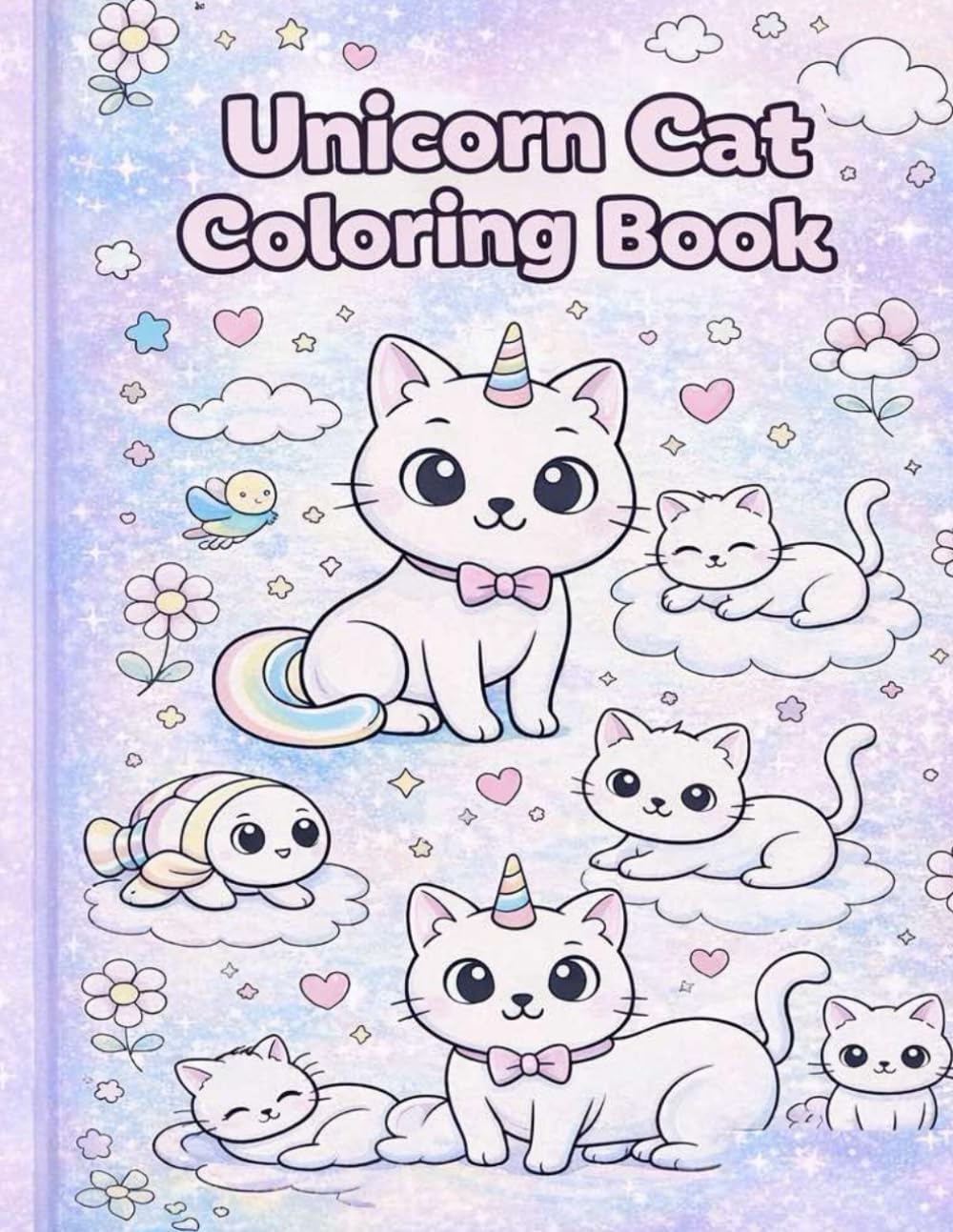 Unicorn Cat Coloring Book: Cute and Magical Coloring Pages for Kids Ages 4–8