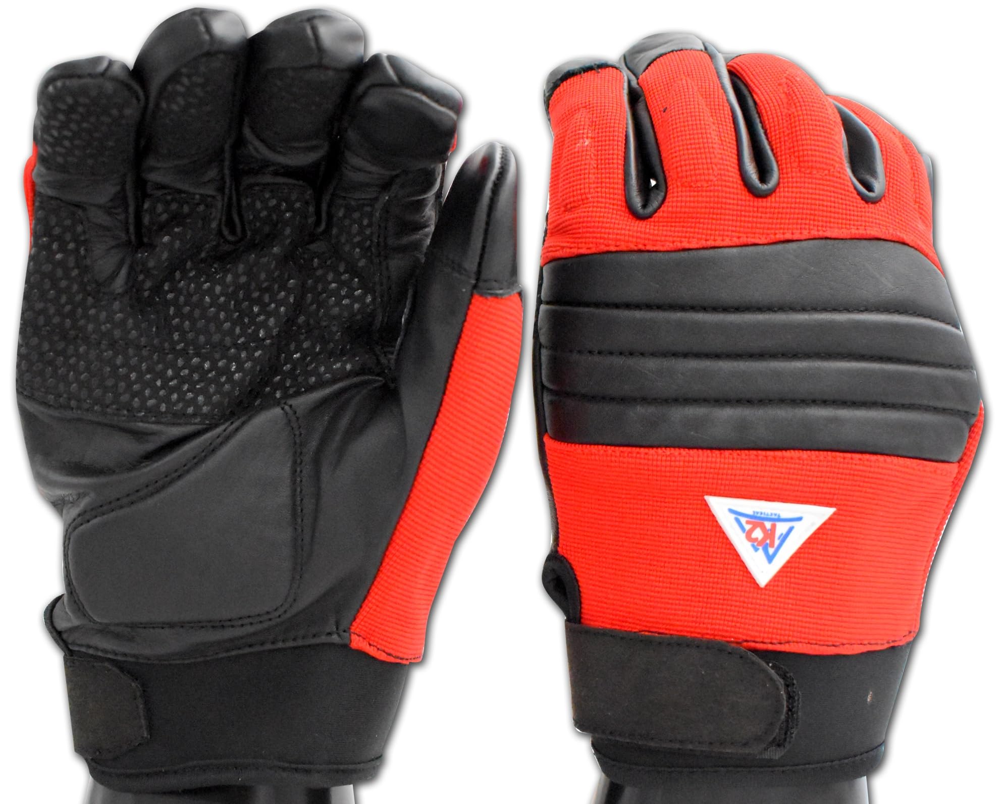 K2 Tactical Real Synthic Leather Synthetic-Fiber-Kevlar Cut-Resistant-Fire-Resistant Working Gloves Outdoor, Utlilty Gloves (Medium)