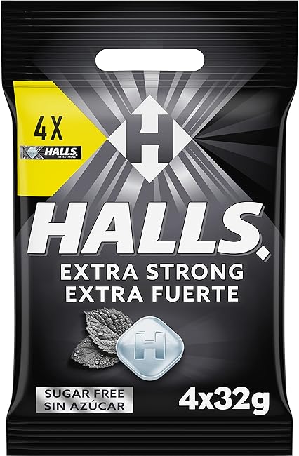 Halls Caramelos Sabor Extra Fuerte
