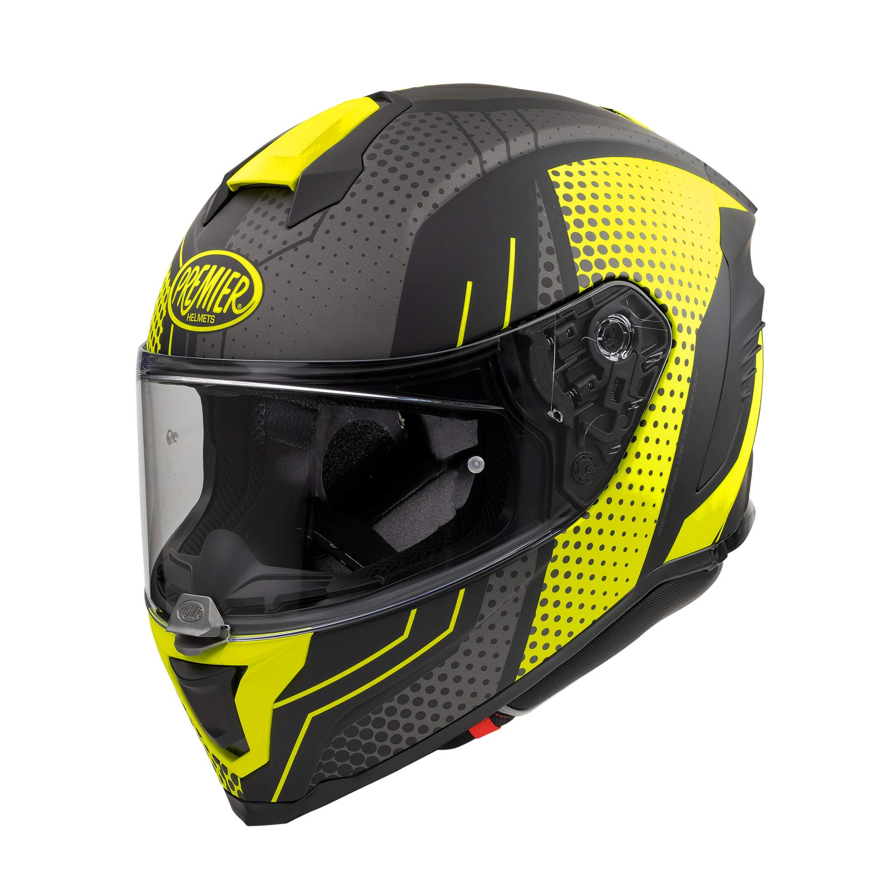 Premier Kask HYPER BP Y 9 BM, szary/żółty, L