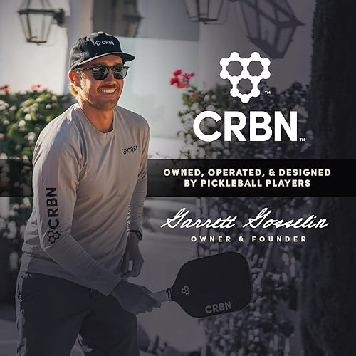 Miniatura 8 de Paleta de pickleball CRBN1 y CRBN2  Paleta de pickleball de fibra de carbono con núcleo de polietileno de panal  Equilibrio perfecto de potencia y