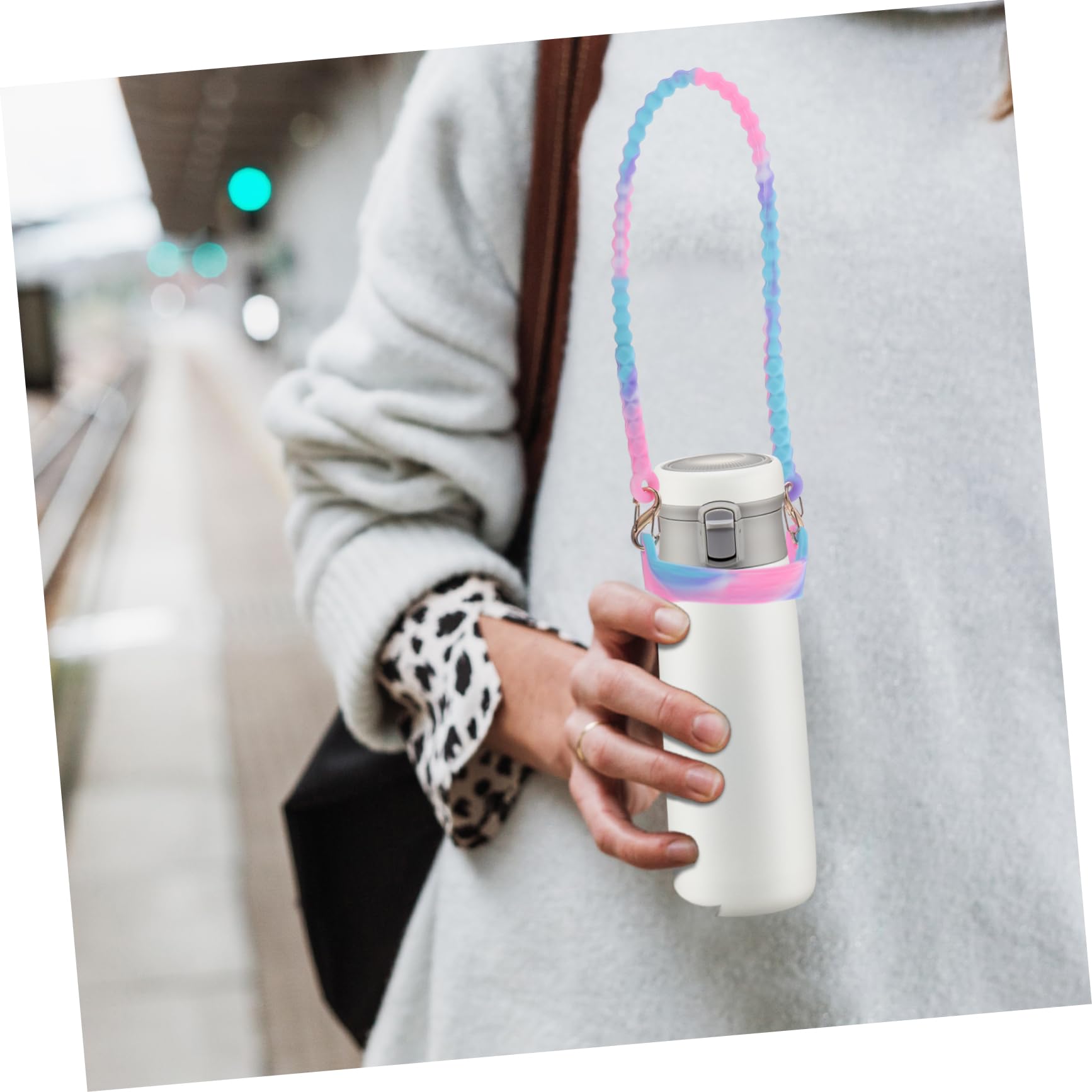 HANABASS 10stücke Verstellbarer Wasserflaschen-tragegurt Silikon Wasserflasche Halter Leicht Und Tragbar Für Outdoor-aktivitäten Für Erwachsene
