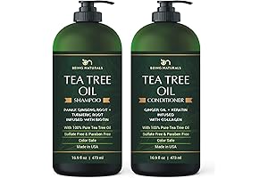Being Naturals Tea Tree & Peppermint Shampoo and Conditioner Set