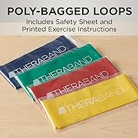 Vista 9 de THERABAND Resistance Band Loop Set