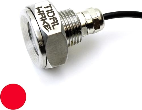 Miniatura 8 de Tidal Wake Enchufe de drenaje de barco estándar IP68 de 12 de pulgada luz LED brillante bajo el agua en cuestión de minutos Sin agujeros para