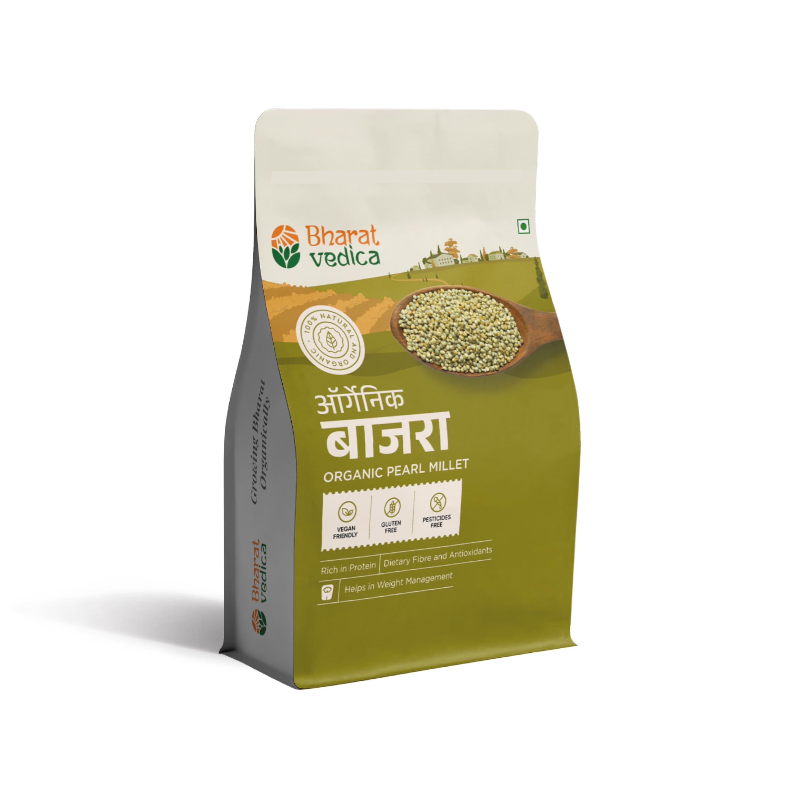 Bharat Vedica Organic Bajra Millet, Gluten-free, Rich in fiber & proteins, 1 kg (B0D8FVY7C2) Amazon Price History, Amazon Price Tracker