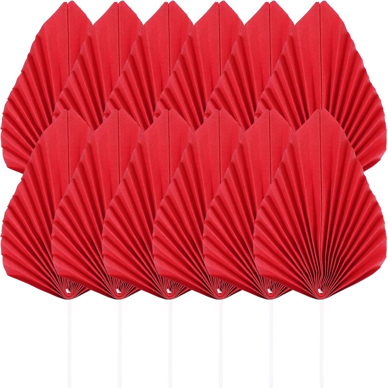 Hemoton 20pcs Palm Shaped Cupcake Picks Cake Decoration Insert Cards Party Supplies Cake Ornaments Wedding Birthday Party Palm Leaf Cake Decorations