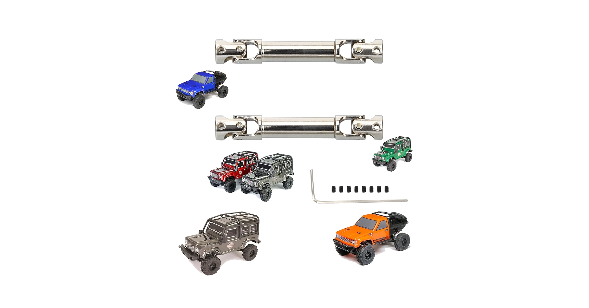 Amazon.com: RCAWD Center Drive Shaft Set for 1/24 ECX