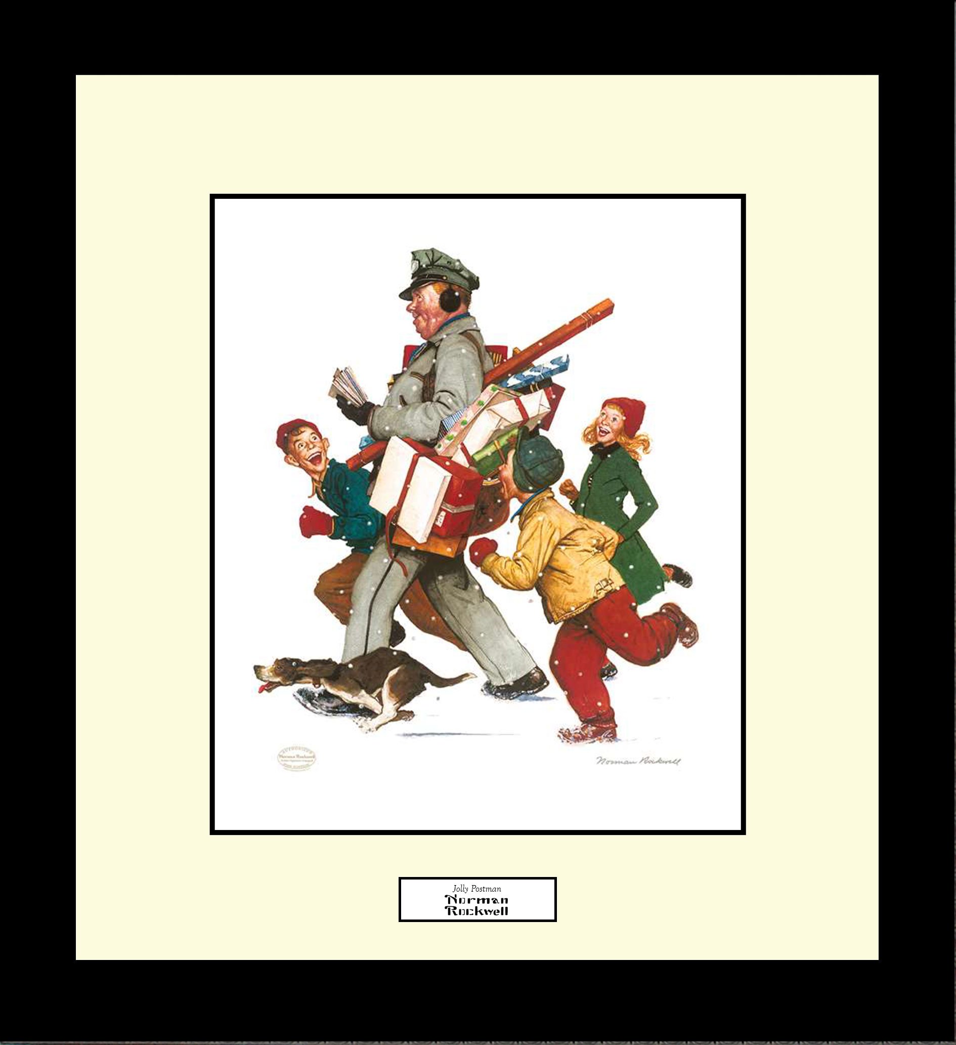 ロックウェル額装品 中判サイズ 1928年10月18日号ポスト誌