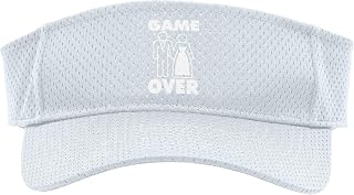 Gamer Over Bride Groom Funny Wedding Sport Sun Visor