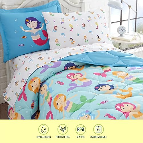 Miniatura 3 de Wildkin Juego de sábanas de microfibra individual para niños y niñas el juego de sábanas incluye sábana superior sábana bajera y una funda de