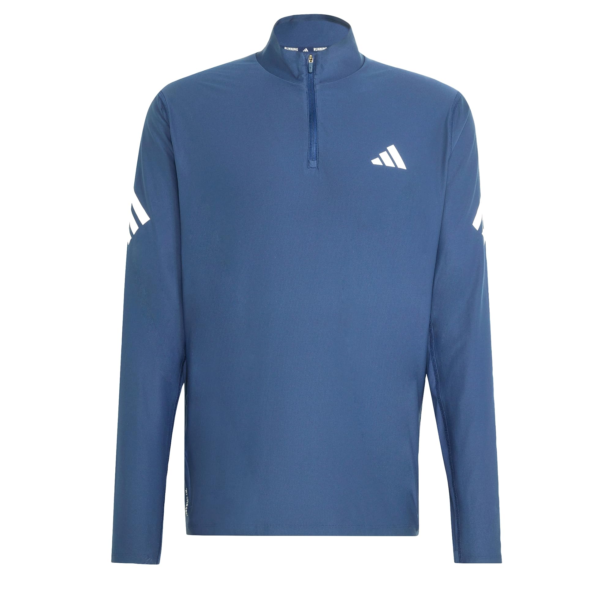 adidas Men's Adi365 Running Iconic Half Zip Sweatshirt, tech indigo/white, XXL