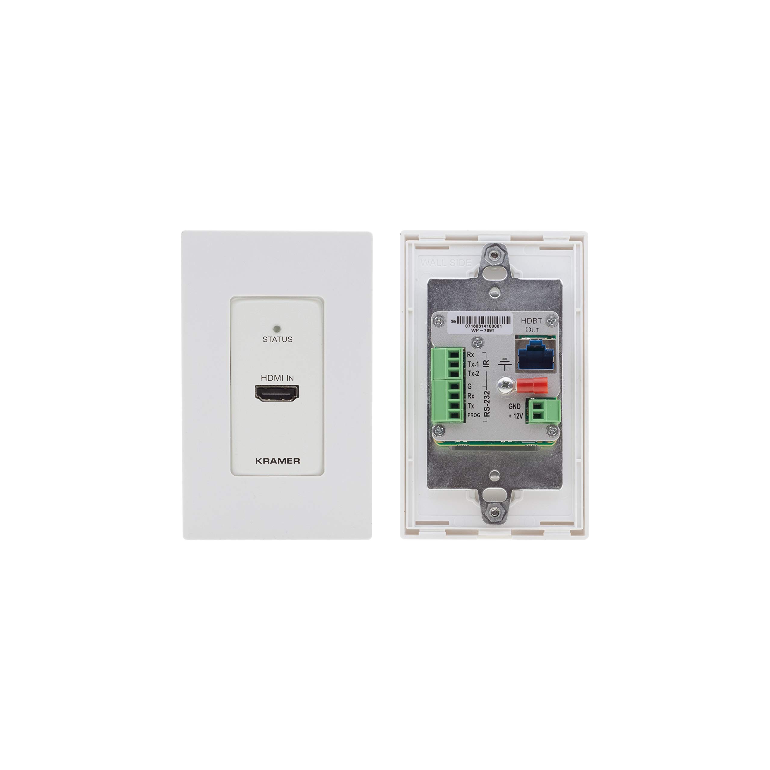 WP-789T IS A HIGH-PERFORMANCE, LONG-REACH HDBASET WALL-PLATE TRANSMITTER FOR 4K@