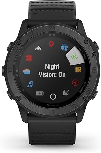 Vista 2 de Garmin tactix Delta, reloj inteligente GPS de alta calidad con características tácticas especializadas, diseñado para cumplir con los estándares