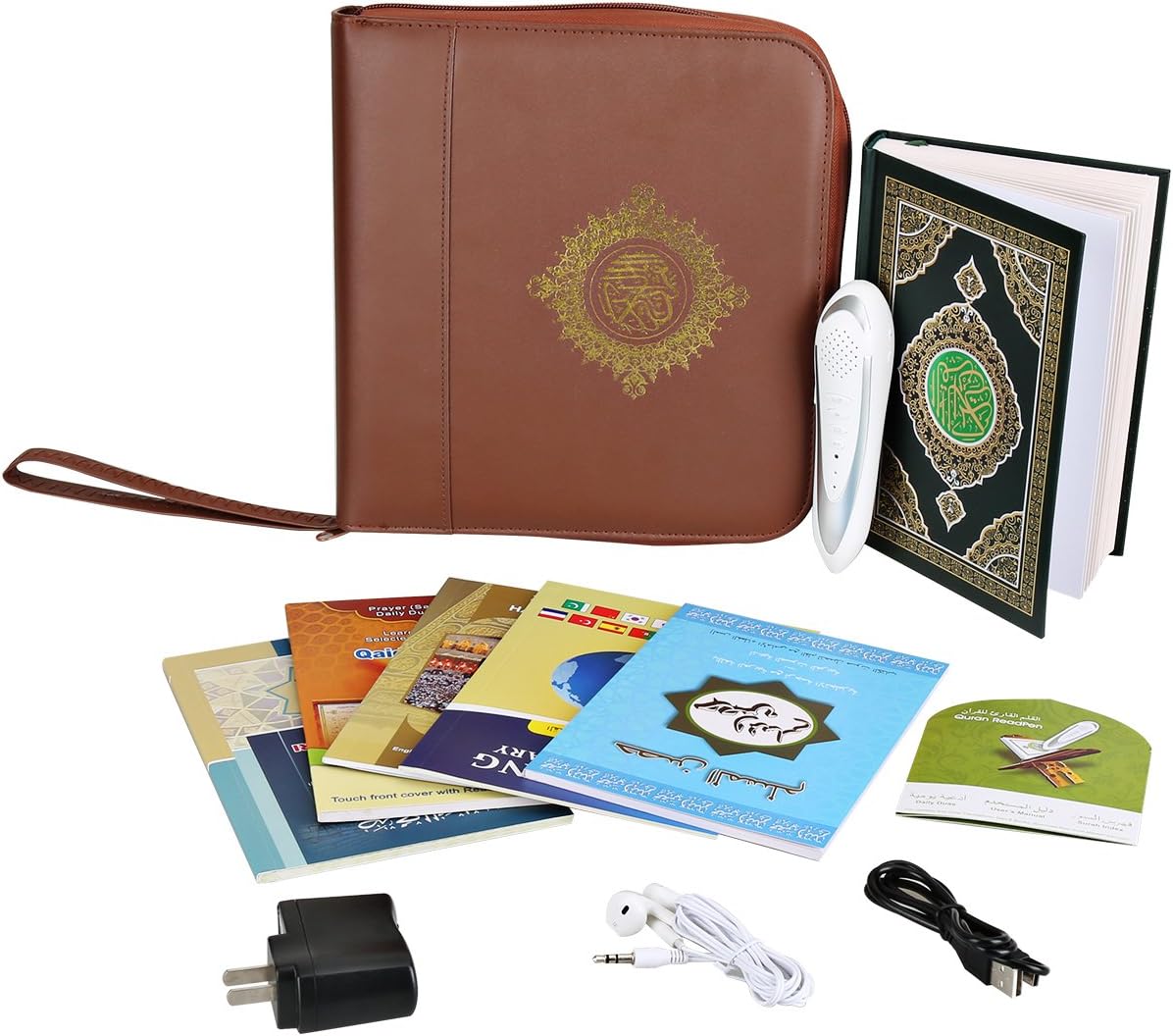 Hitopin Digital Quran Pen Reader, Koran Pen Leather Bag, 30 Languages and Rec...