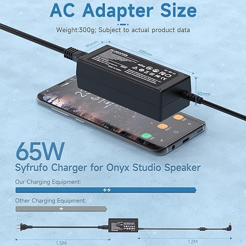 Miniatura 5 de Cargador compatible con Harman Kardon Onyx Studio 7 6 5 4 3 2 1 altavoz inalámbrico Bluetooth, adaptador de 19 V CA/CC para HKOS7BLKAM HKOS6BLKAM