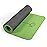 Yoga Mat Non Slip, Pilates Fitness Mats, Eco Friendly, Anti-Tear Yoga Mats for Women, 1/4 Exercise Mats for Home Workout with Carrying Sling Vibrant Green & Black