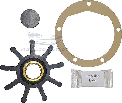 SCP-Jabsco 8360001P Kit de impulsor con lubricante Sustituye Jabsco 836-0001-P Caterpillar 9 Blade