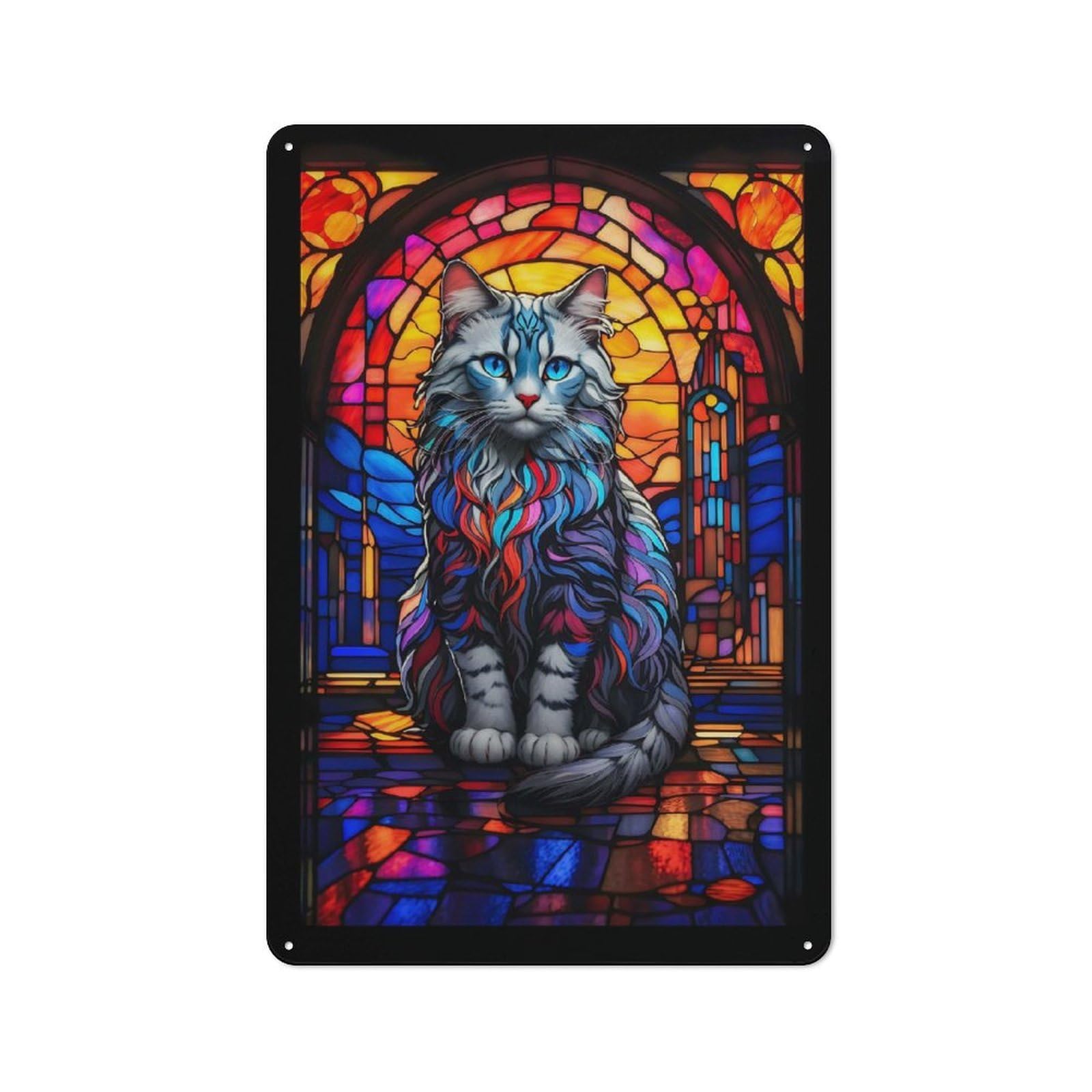 Junmoney Ragdoll Cat Rustic Tin Sign 30X20cm For Man Cave Or Games Room, Housewarming Present For People Styling Man Cave And Games Room